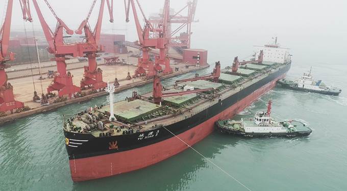助推高質量共建“一帶一路” 打造資源接續(xù)平臺  濟南域瀟集團回運百船超500萬噸鋯鈦礦